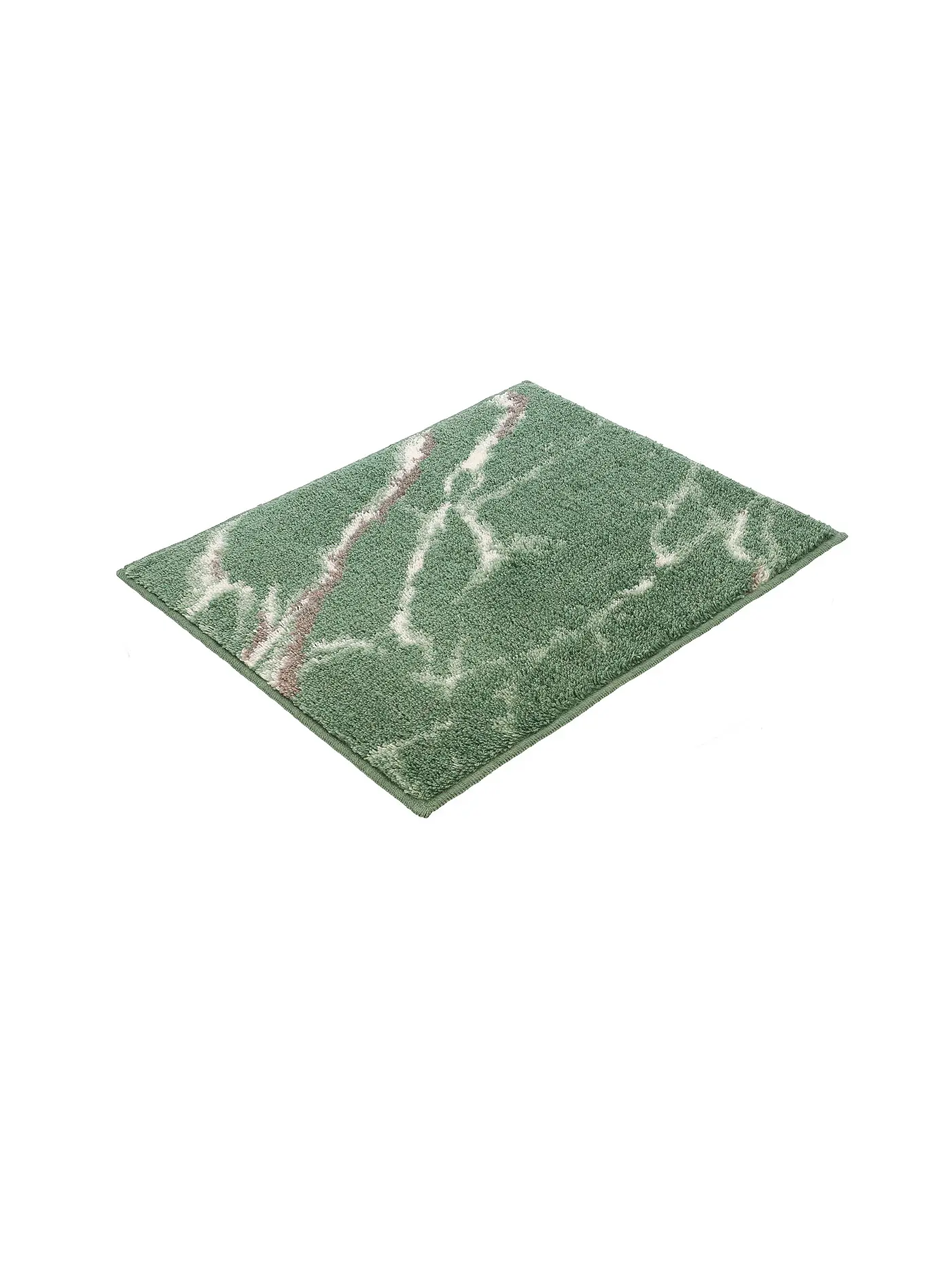VOSSEN | Badteppich VOSSEN MARBLE 60x100cm Light Grey | grün